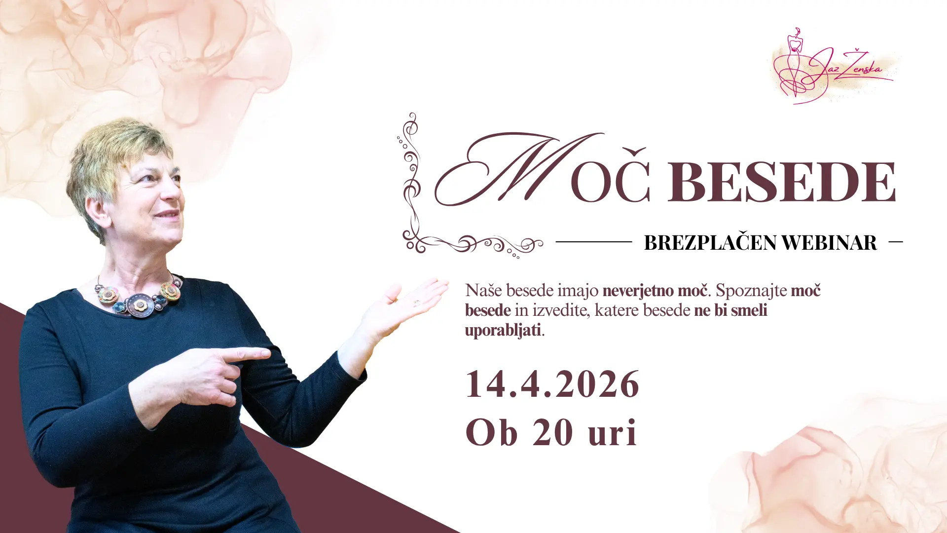 Brezplačen webinar Moč besede